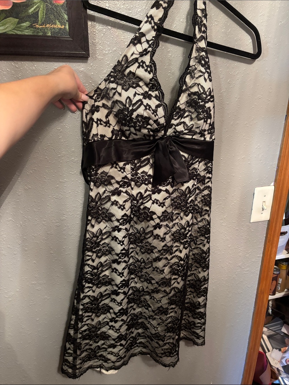 White House black market lace dress